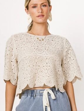 Crochet Blouse From Aaron & Amber